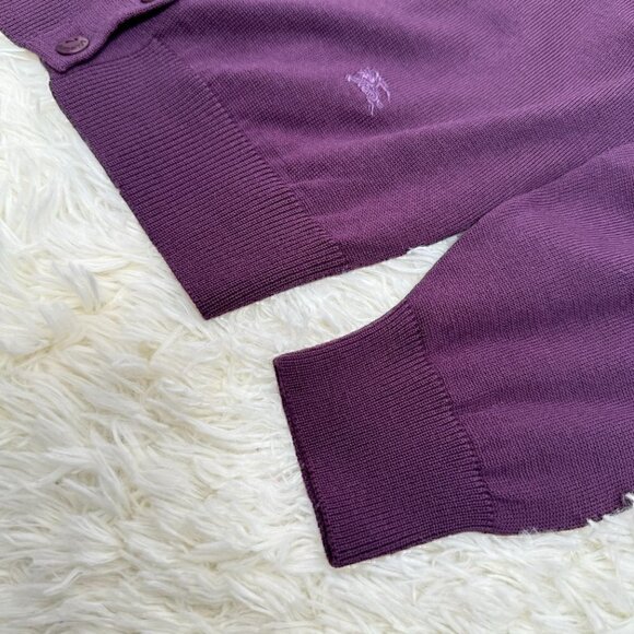 Burberrys Unisex Wool Vintage cardigan - Picture 9 of 9